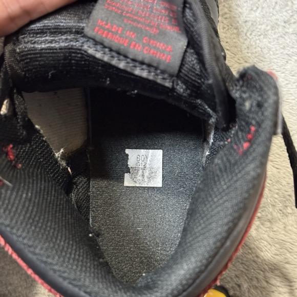 Nike Air Jordan 1 Retro High Bred Toe Size 4Y (Size 5.5 Women's) no box - Picture 8 of 12